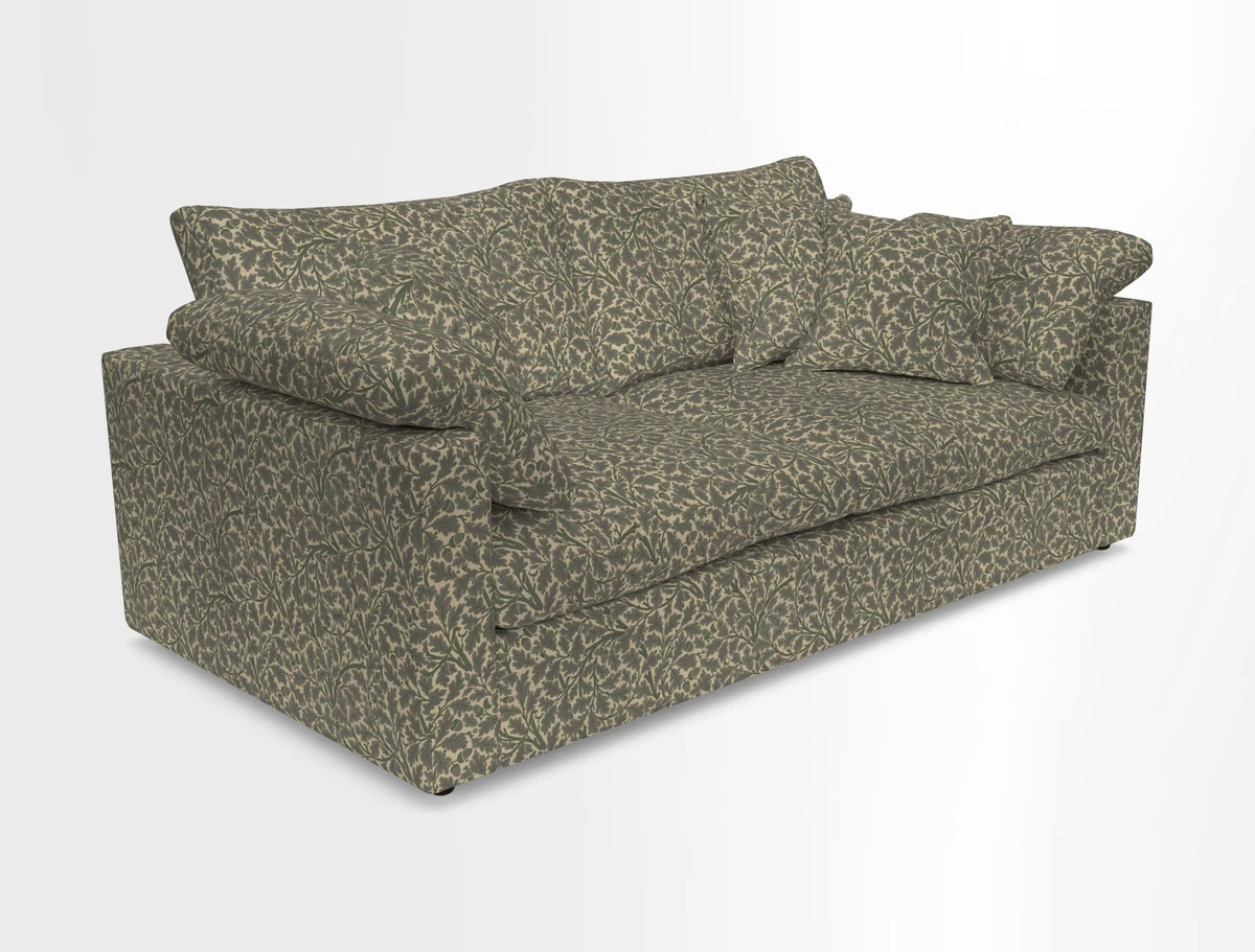 Big Softie Straight Arm 3 Seater Sofa in Sahara Chalk