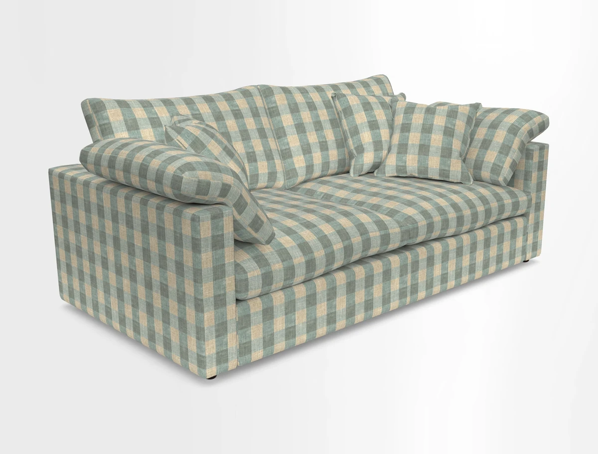 Big Softie Straight Arm 3 Seater Sofa in Sahara Chalk