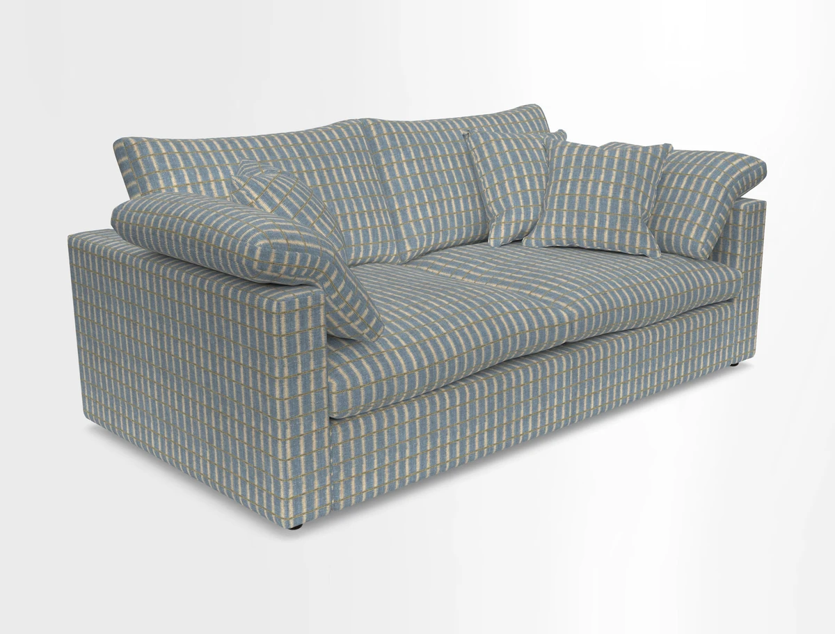Big Softie Straight Arm 3 Seater Sofa in Sahara Chalk