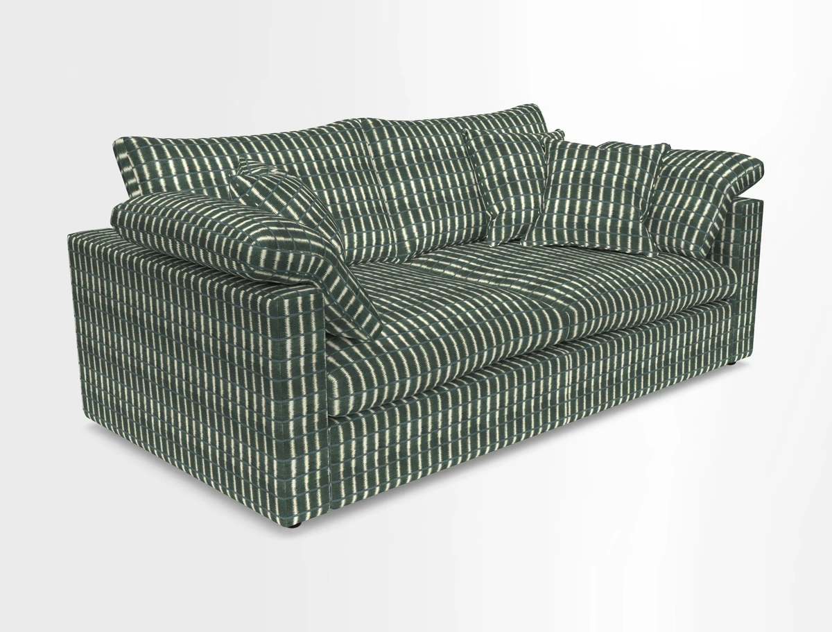 Big Softie Straight Arm 3 Seater Sofa in Sahara Chalk