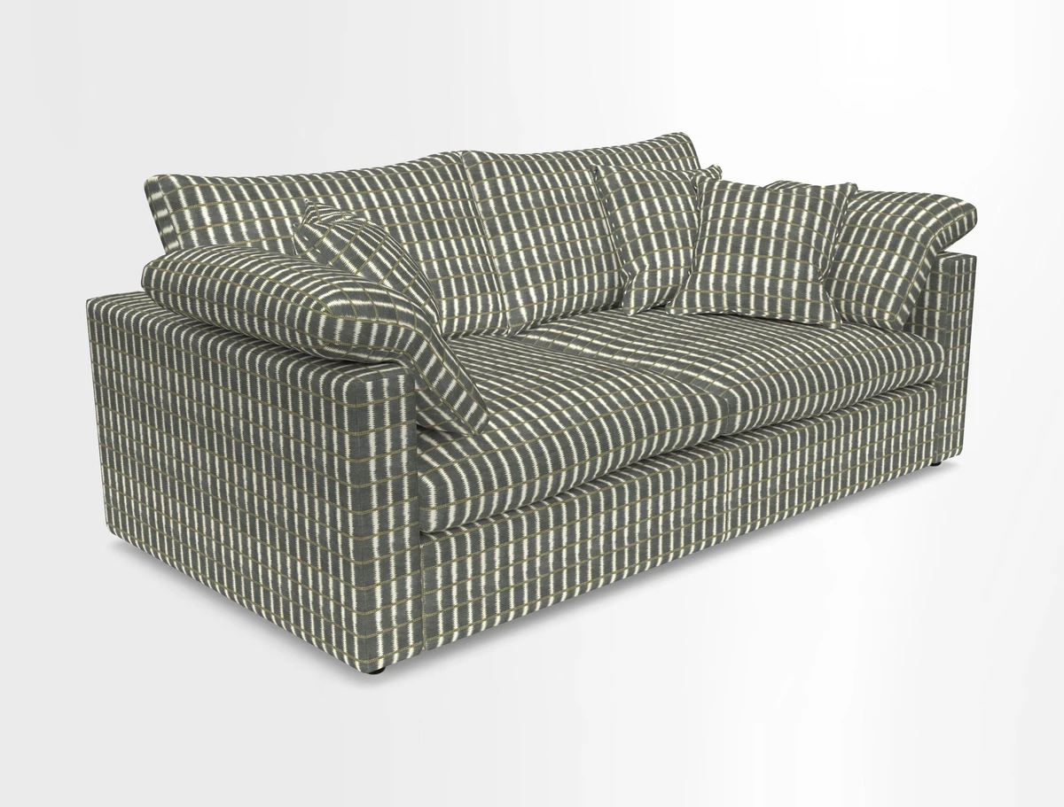 Big Softie Straight Arm 3 Seater Sofa in Sahara Chalk