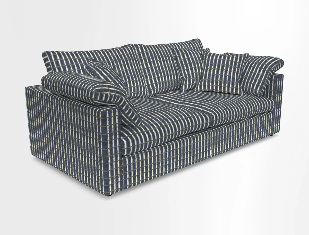Big Softie Straight Arm 3 Seater Sofa in Sahara Chalk