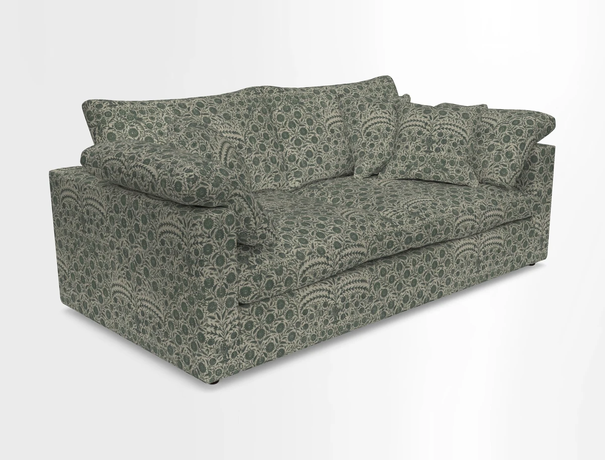 Big Softie Straight Arm 3 Seater Sofa in Sahara Chalk