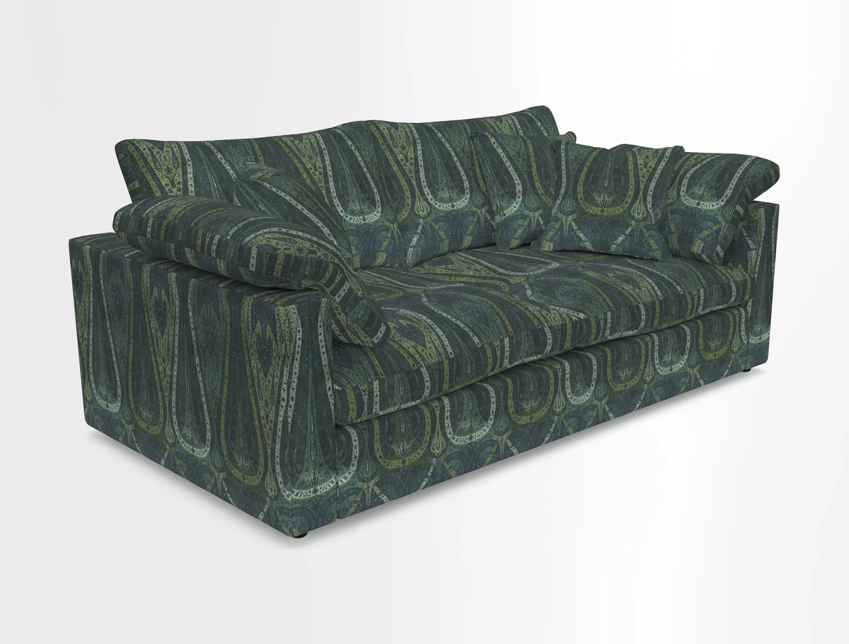 Big Softie Straight Arm 3 Seater Sofa in Sahara Chalk