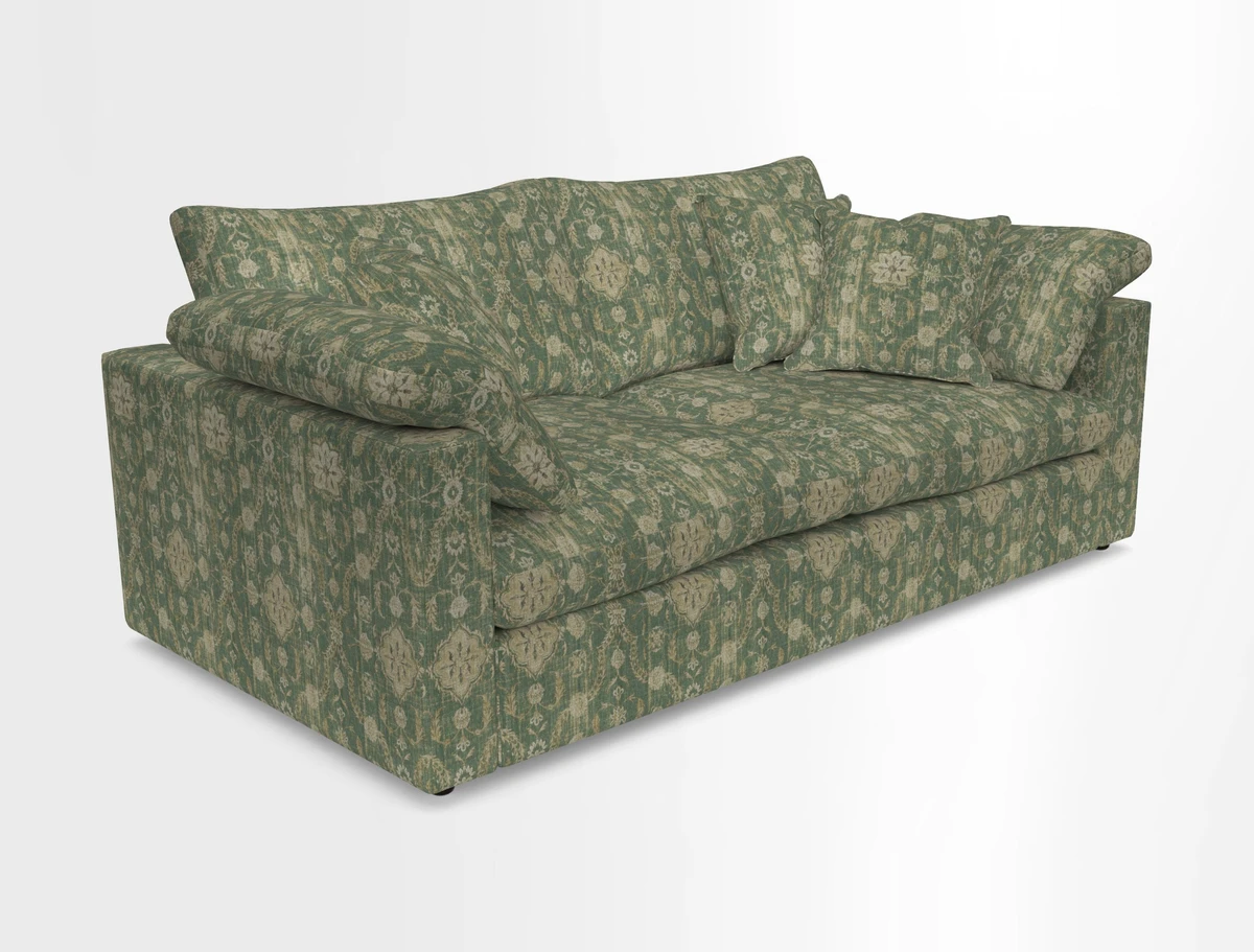 Big Softie Straight Arm 3 Seater Sofa in Sahara Chalk