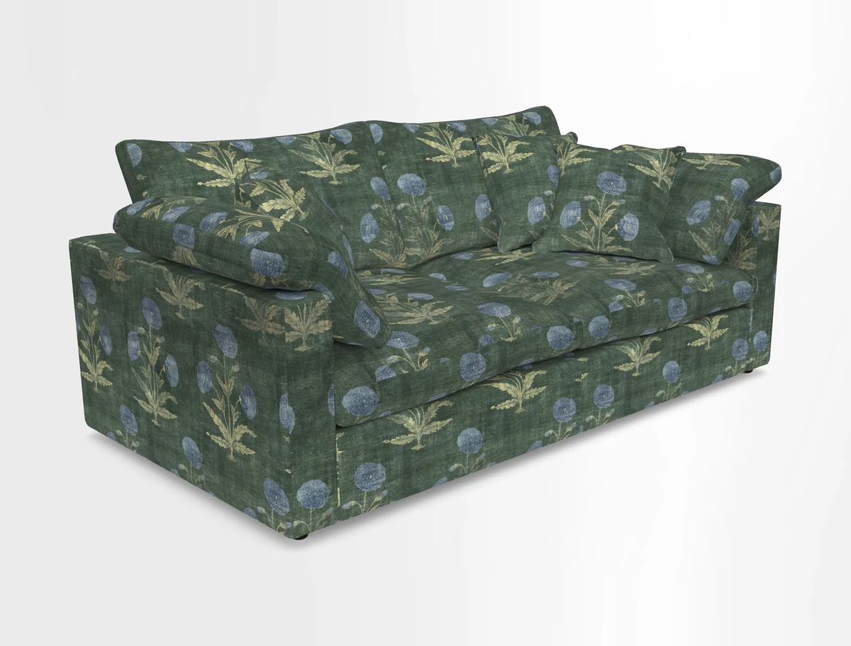 Big Softie Straight Arm 3 Seater Sofa in Sahara Chalk