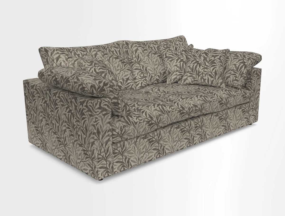 Big Softie Straight Arm 3 Seater Sofa in Sahara Chalk