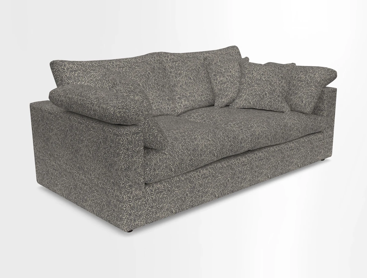 Big Softie Straight Arm 3 Seater Sofa in Sahara Chalk