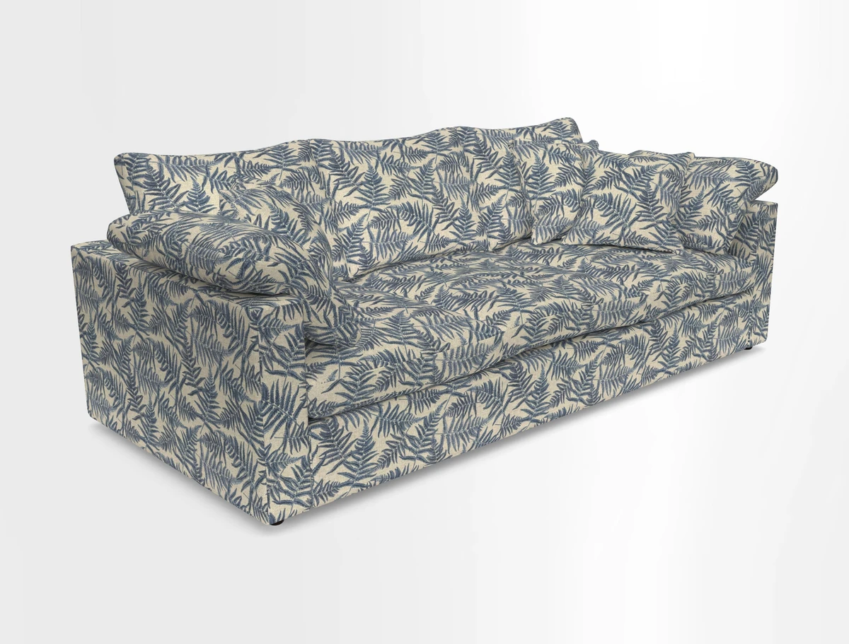 Big Softie Straight Arm 3 Seater Sofa in Sahara Chalk