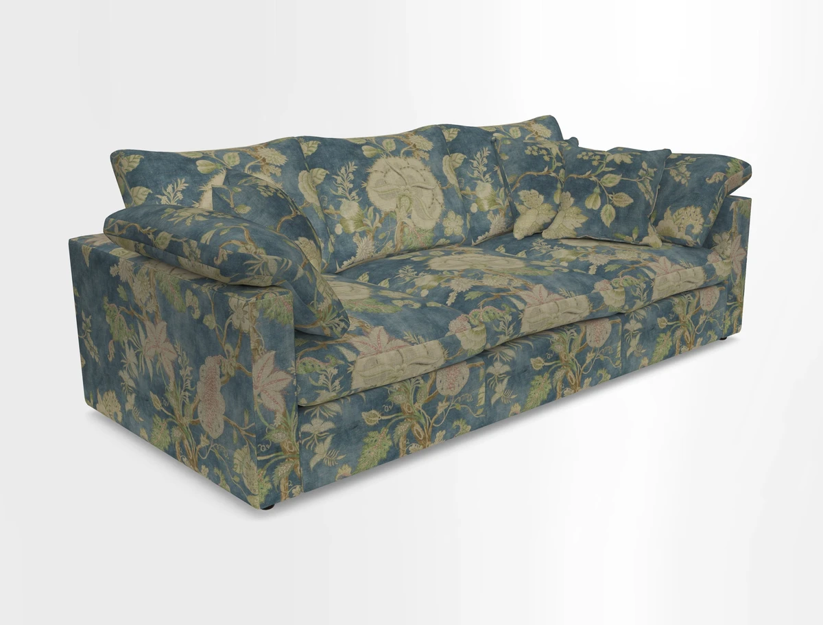 Big Softie Straight Arm 3 Seater Sofa in Sahara Chalk