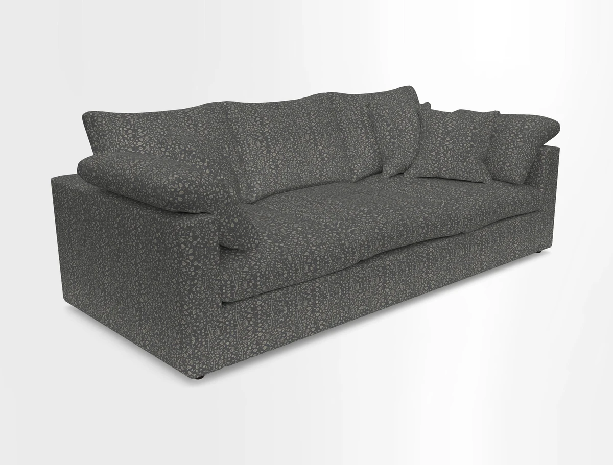 Big Softie Straight Arm 3 Seater Sofa in Sahara Chalk