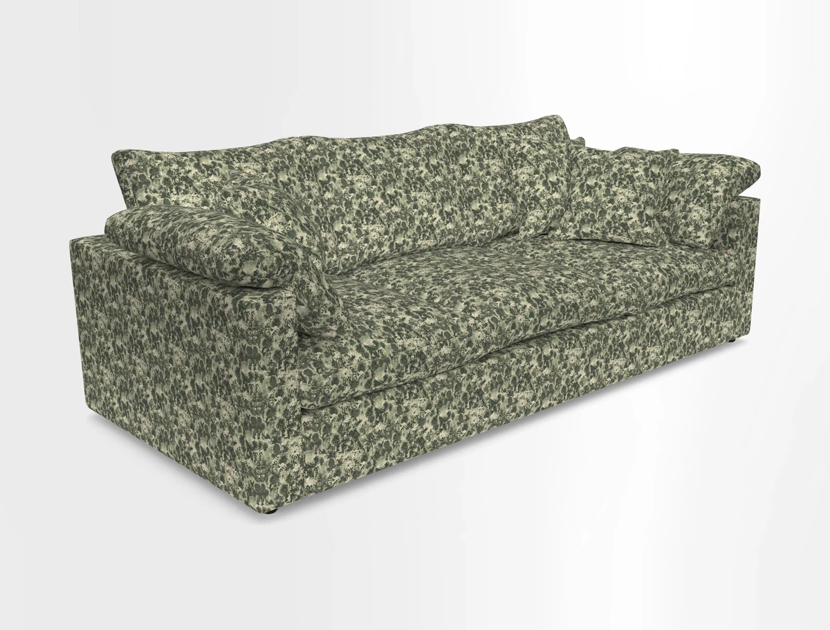 Big Softie Straight Arm 3 Seater Sofa in Sahara Chalk