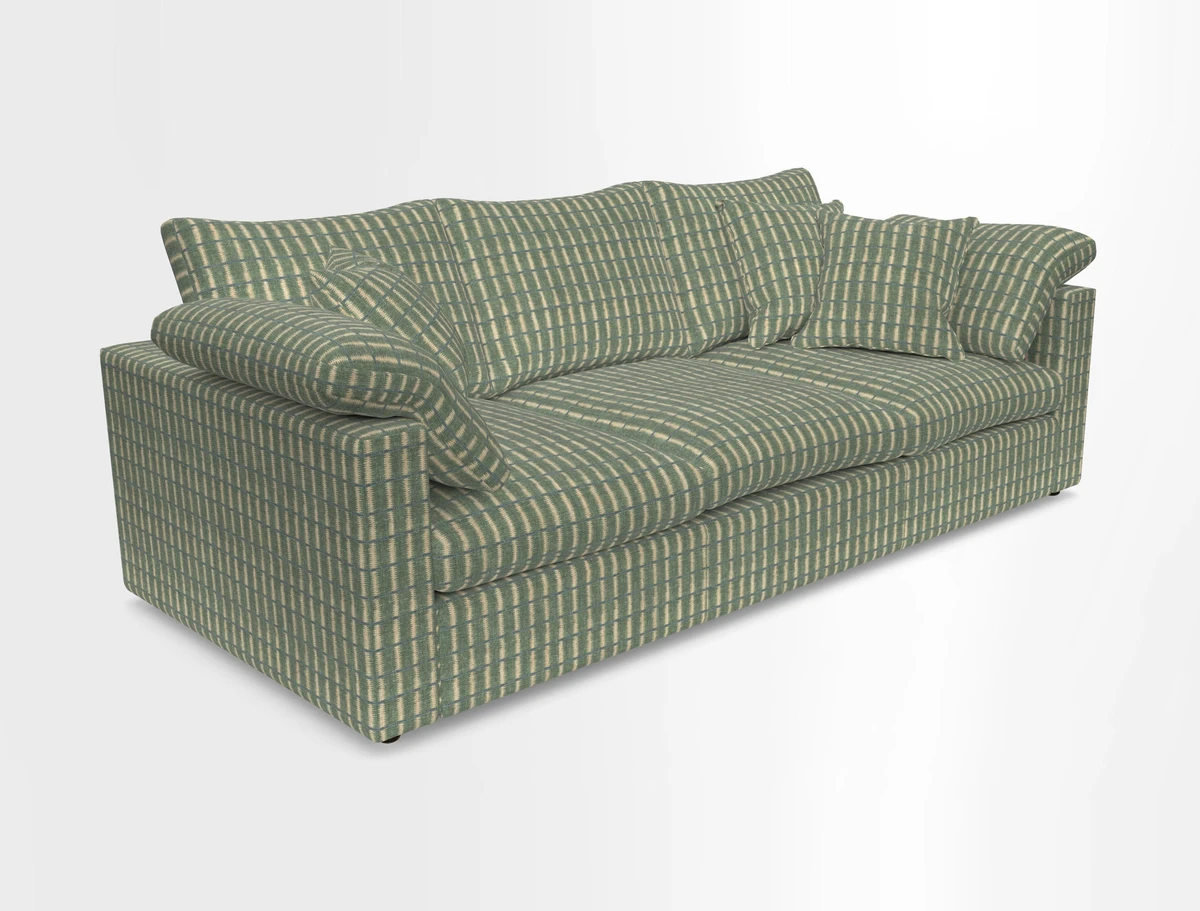 Big Softie Straight Arm 3 Seater Sofa in Sahara Chalk