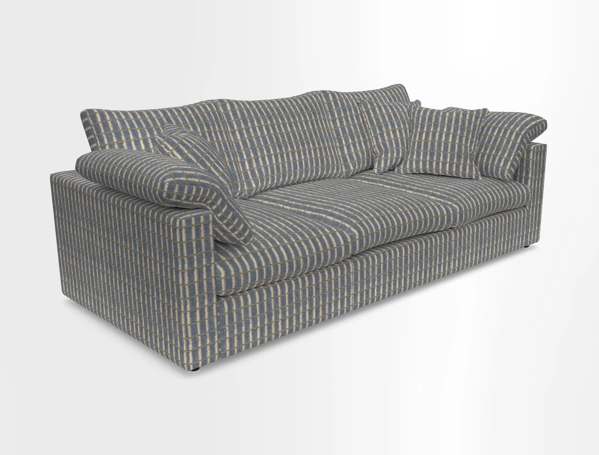 Big Softie Straight Arm 3 Seater Sofa in Sahara Chalk