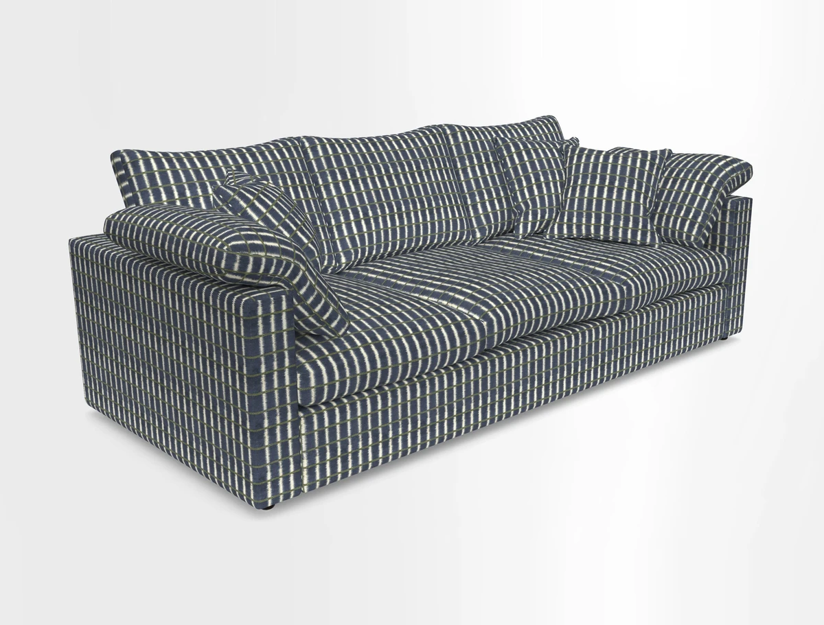 Big Softie Straight Arm 3 Seater Sofa in Sahara Chalk