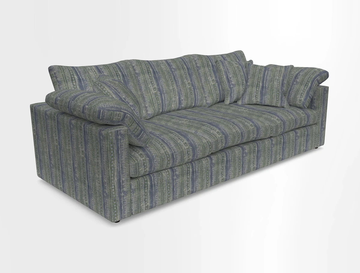 Big Softie Straight Arm 3 Seater Sofa in Sahara Chalk