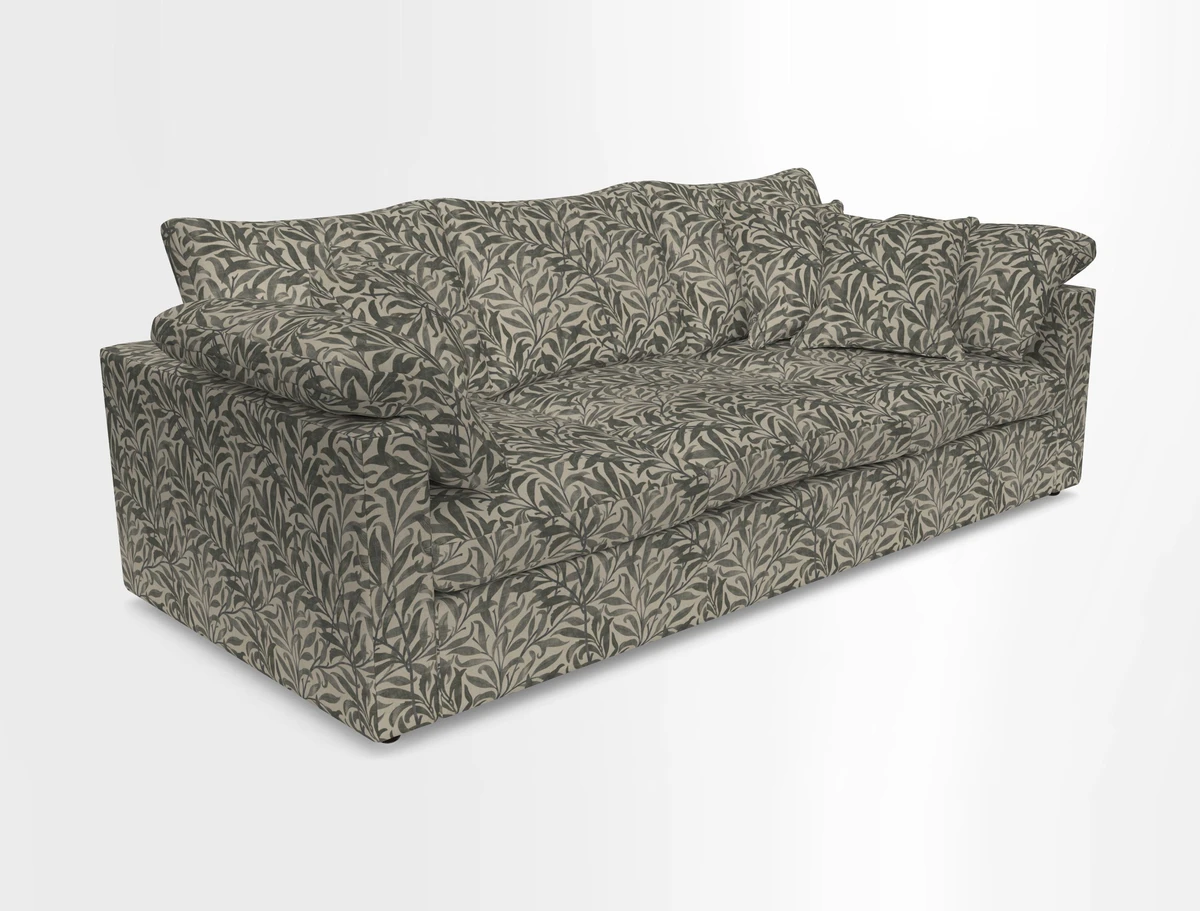 Big Softie Straight Arm 3 Seater Sofa in Sahara Chalk