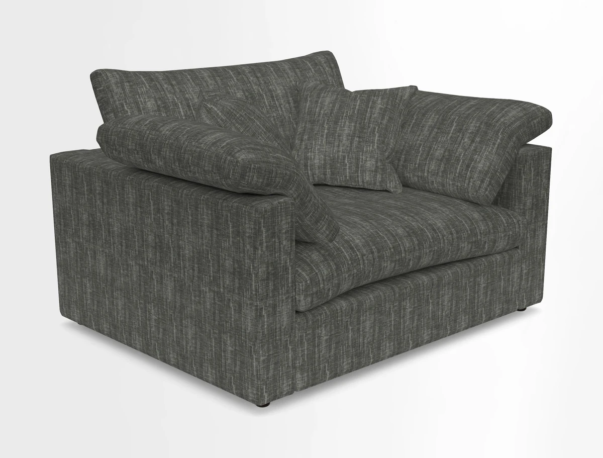 Big Softie Straight Arm Snuggler in Two Tone Plain Biscuit