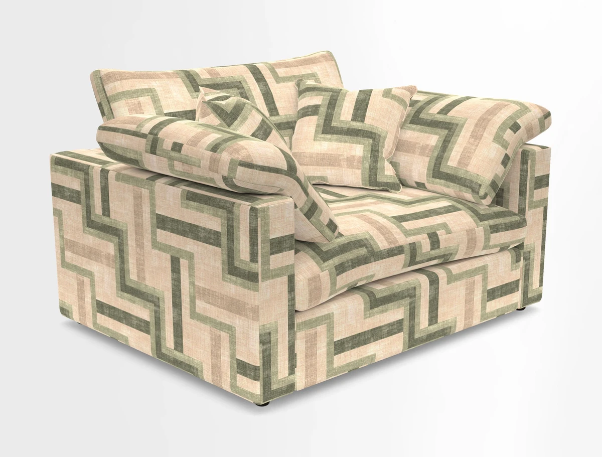 Big Softie Straight Arm Snuggler in Two Tone Plain Biscuit