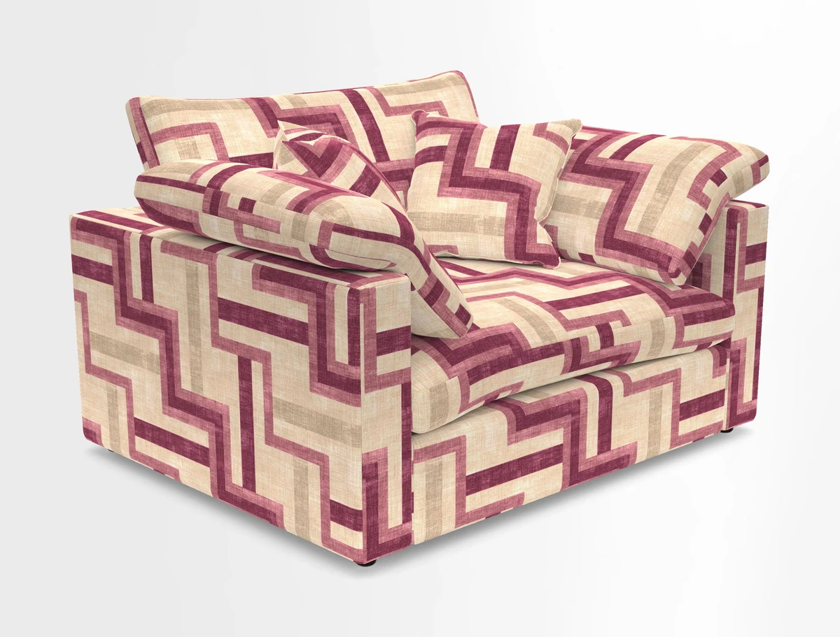 Big Softie Straight Arm Snuggler in Two Tone Plain Biscuit