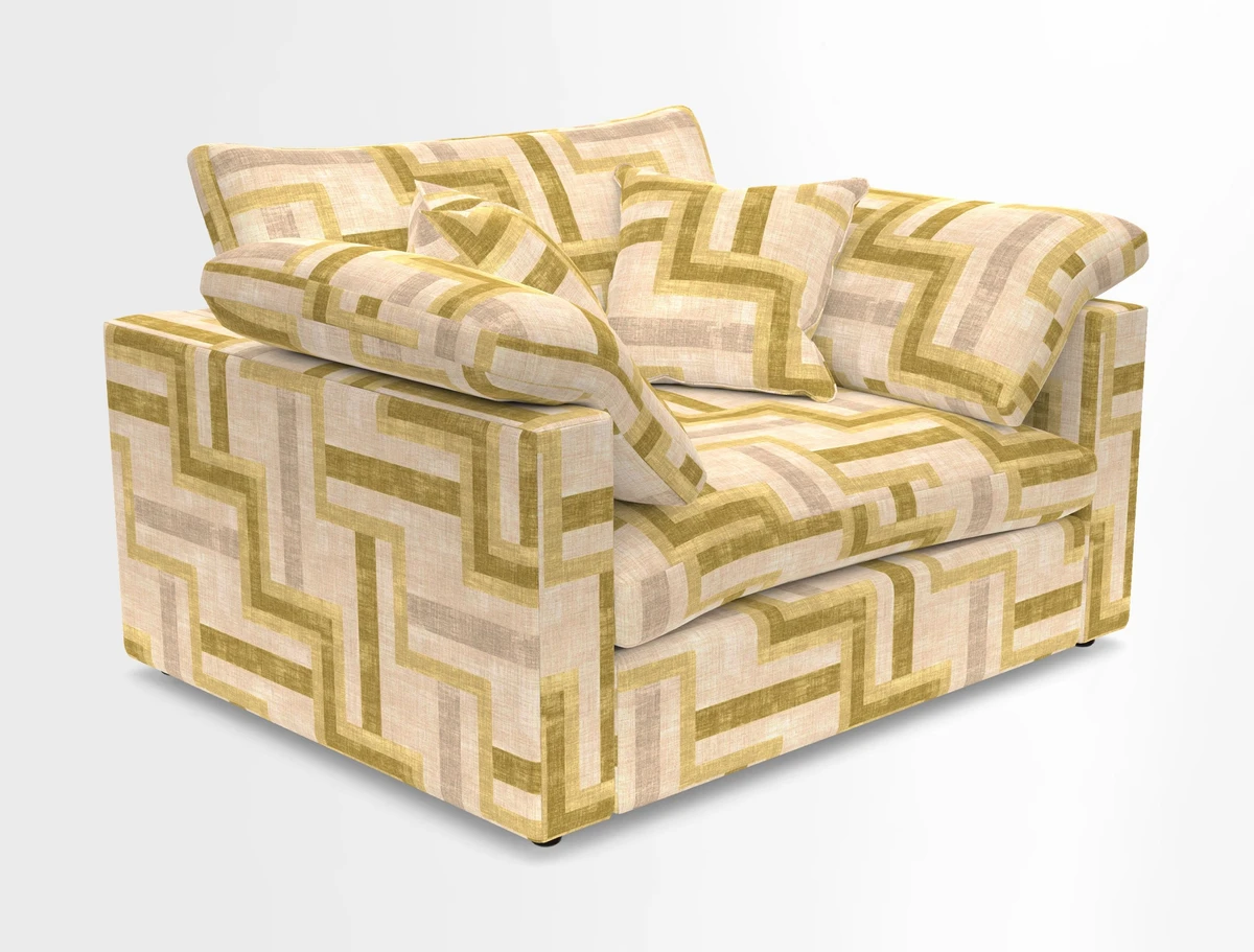 Big Softie Straight Arm Snuggler in Two Tone Plain Biscuit