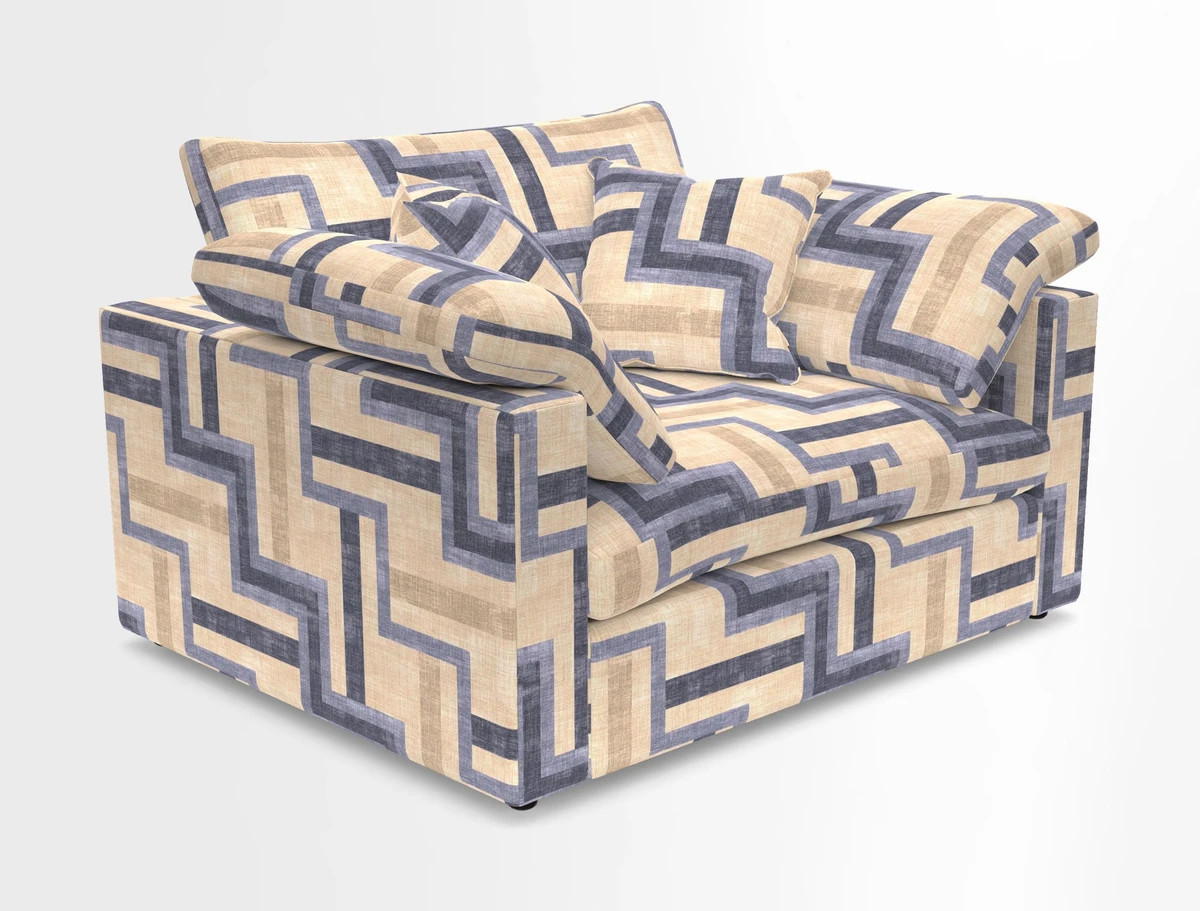 Big Softie Straight Arm Snuggler in Two Tone Plain Biscuit