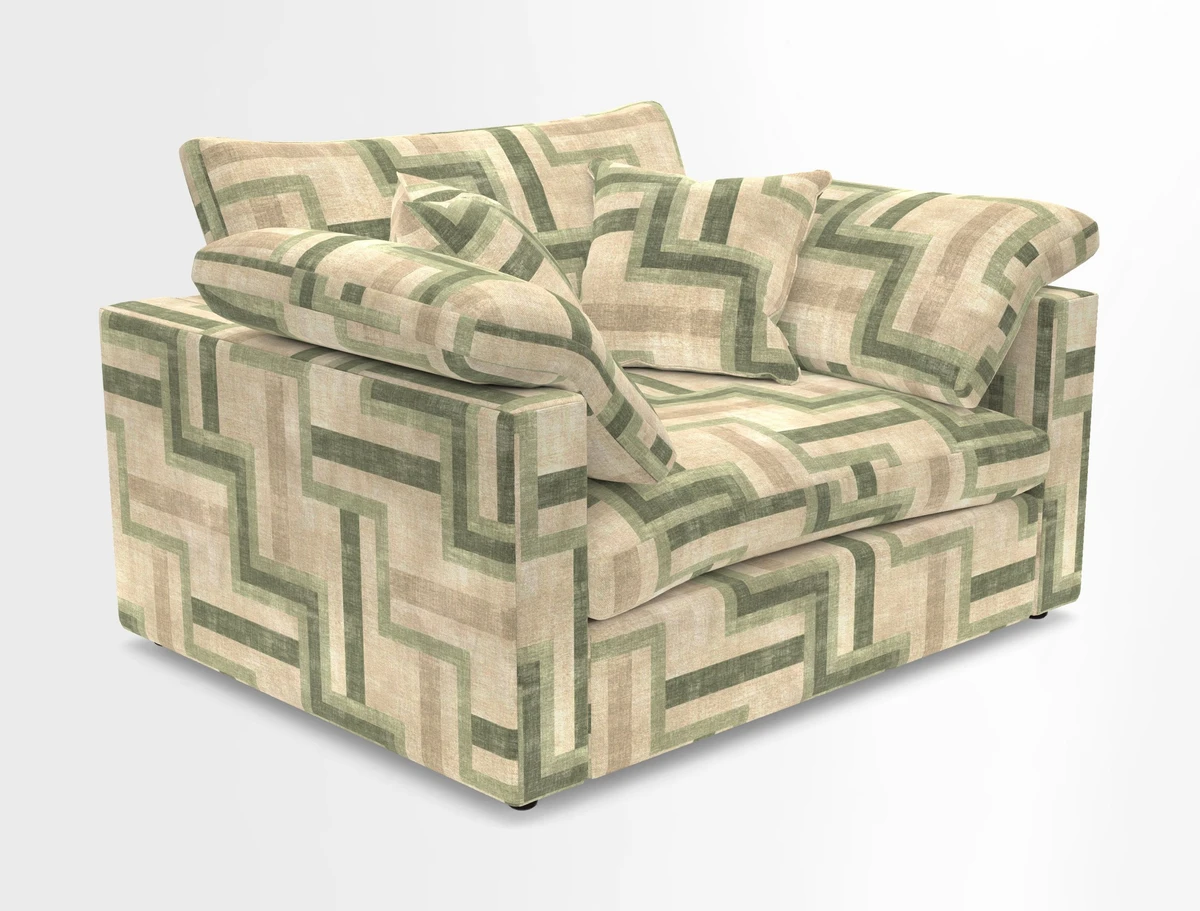 Big Softie Straight Arm Snuggler in Two Tone Plain Biscuit