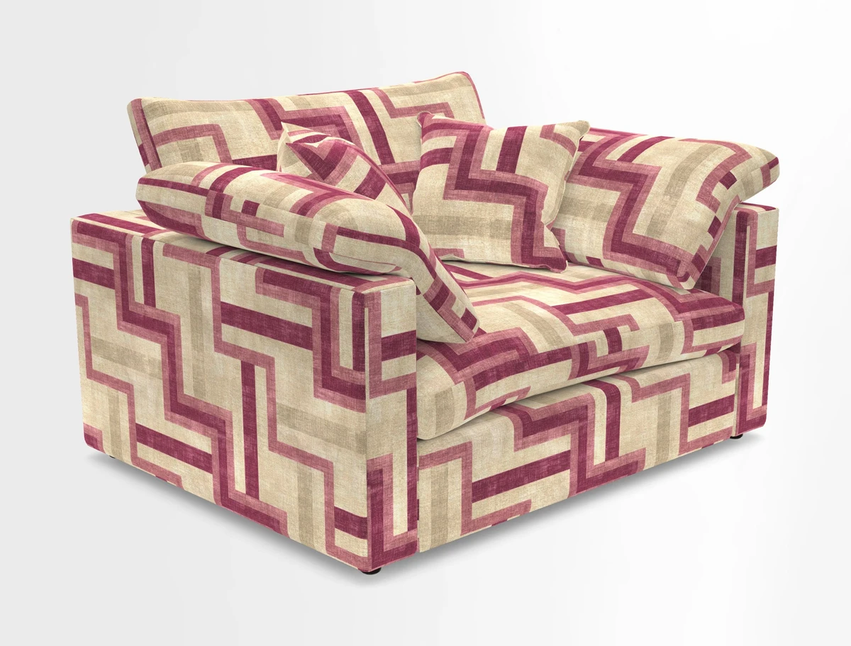 Big Softie Straight Arm Snuggler in Two Tone Plain Biscuit