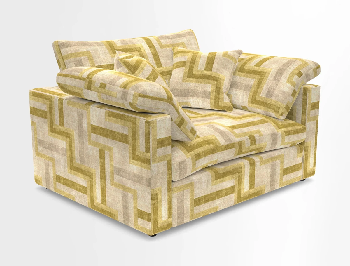 Big Softie Straight Arm Snuggler in Two Tone Plain Biscuit