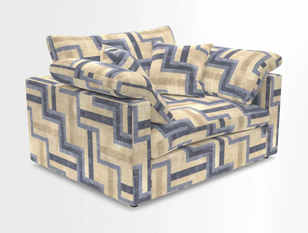 Big Softie Straight Arm Snuggler in Two Tone Plain Biscuit