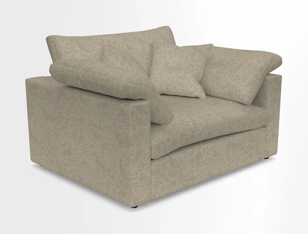 Big Softie Straight Arm Snuggler in Two Tone Plain Biscuit