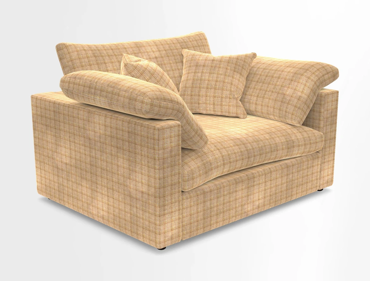 Big Softie Straight Arm Snuggler in Two Tone Plain Biscuit