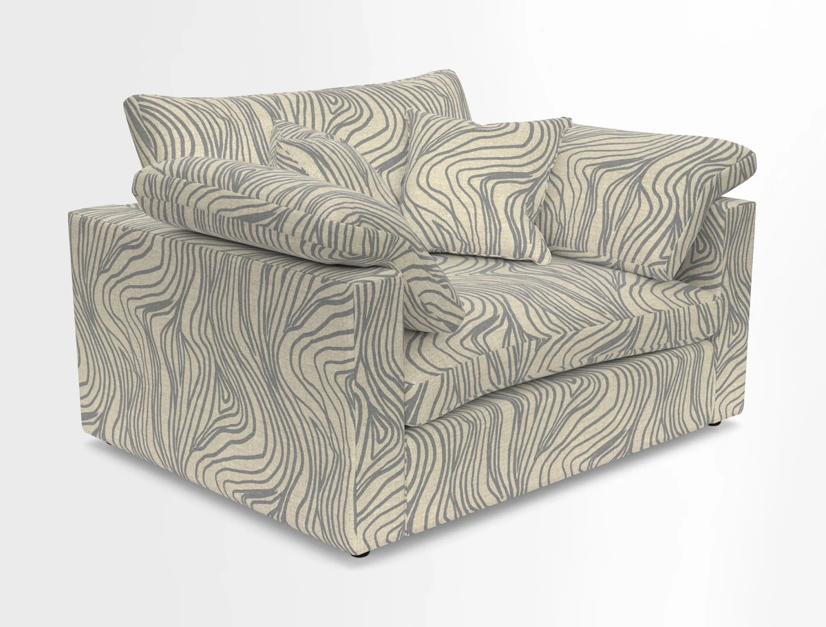 Big Softie Straight Arm Snuggler in Two Tone Plain Biscuit
