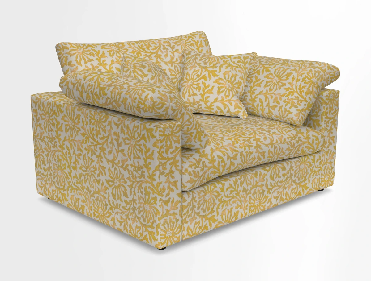 Big Softie Straight Arm Snuggler in Two Tone Plain Biscuit