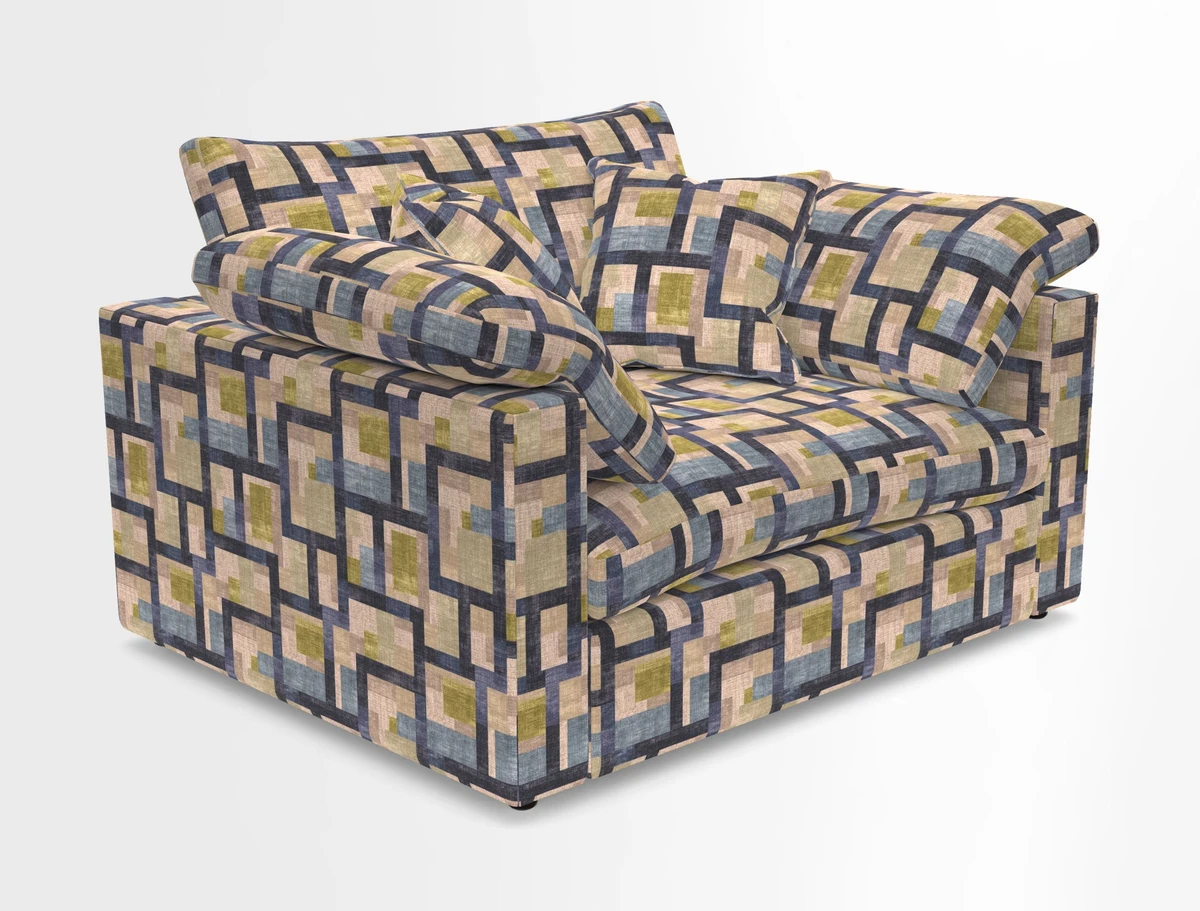 Big Softie Straight Arm Snuggler in Two Tone Plain Biscuit