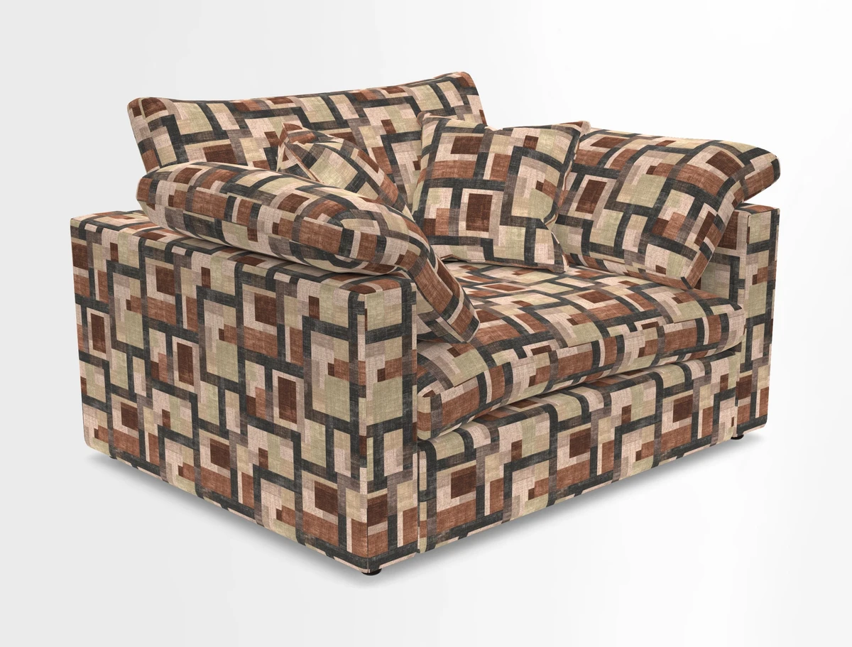 Big Softie Straight Arm Snuggler in Two Tone Plain Biscuit