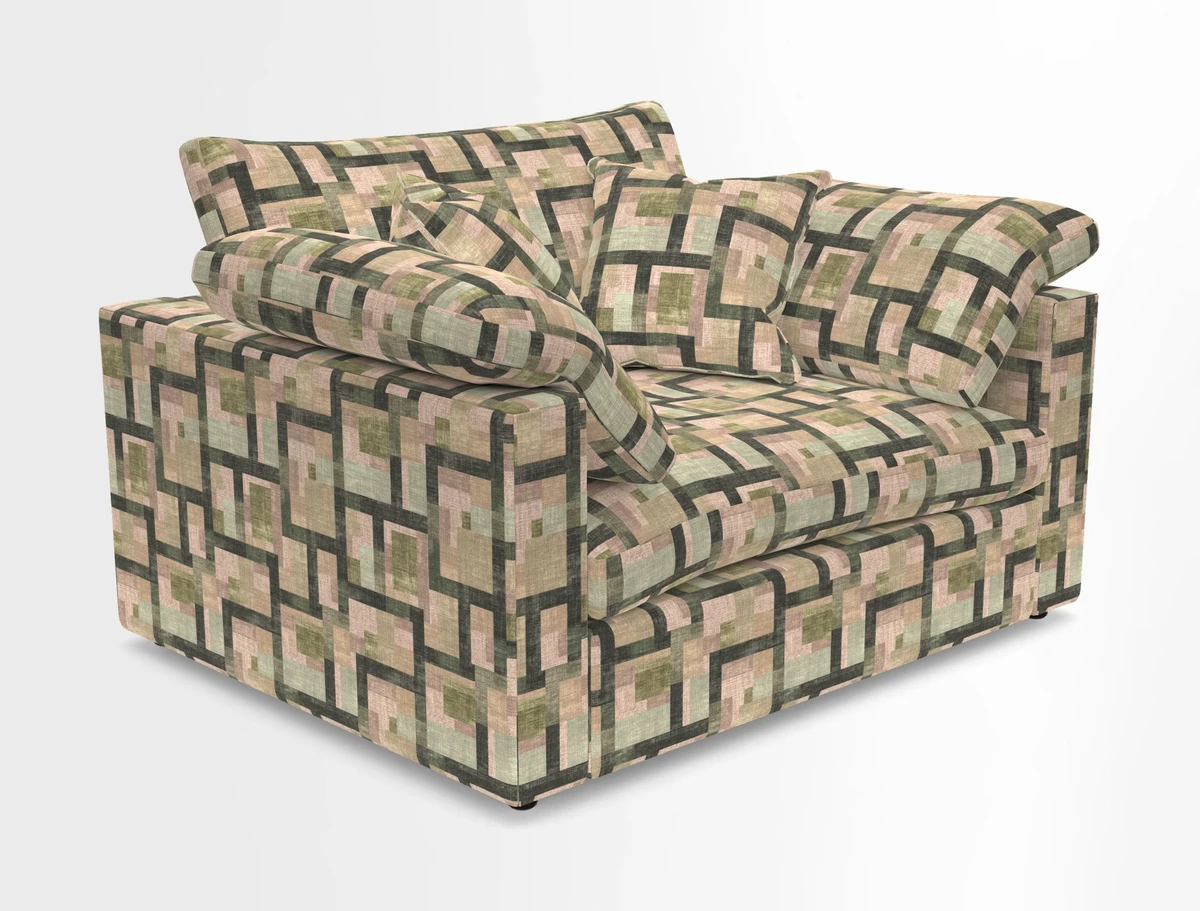 Big Softie Straight Arm Snuggler in Two Tone Plain Biscuit