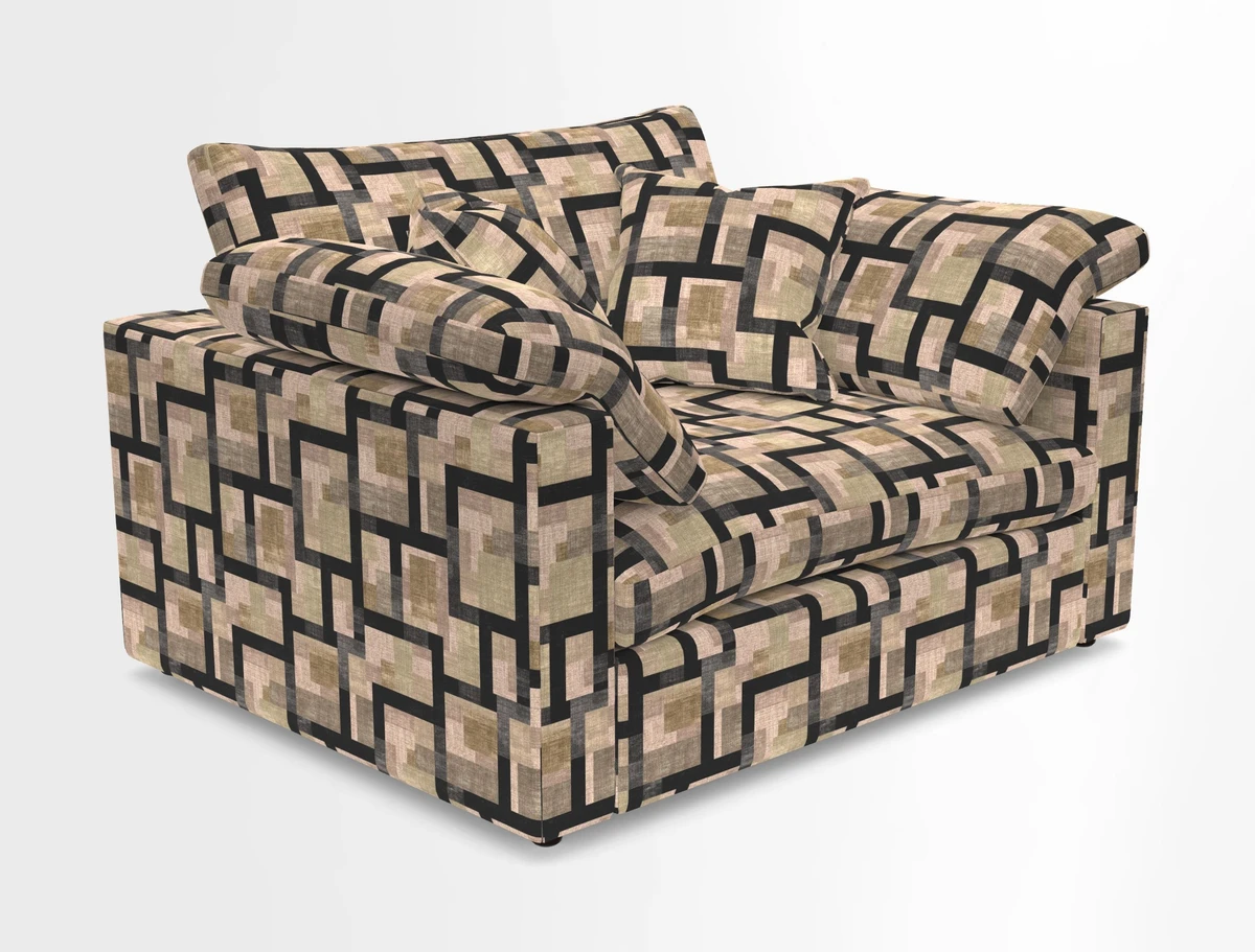Big Softie Straight Arm Snuggler in Two Tone Plain Biscuit