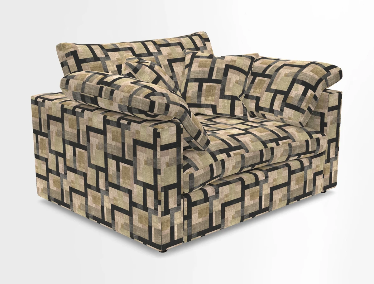 Big Softie Straight Arm Snuggler in Two Tone Plain Biscuit