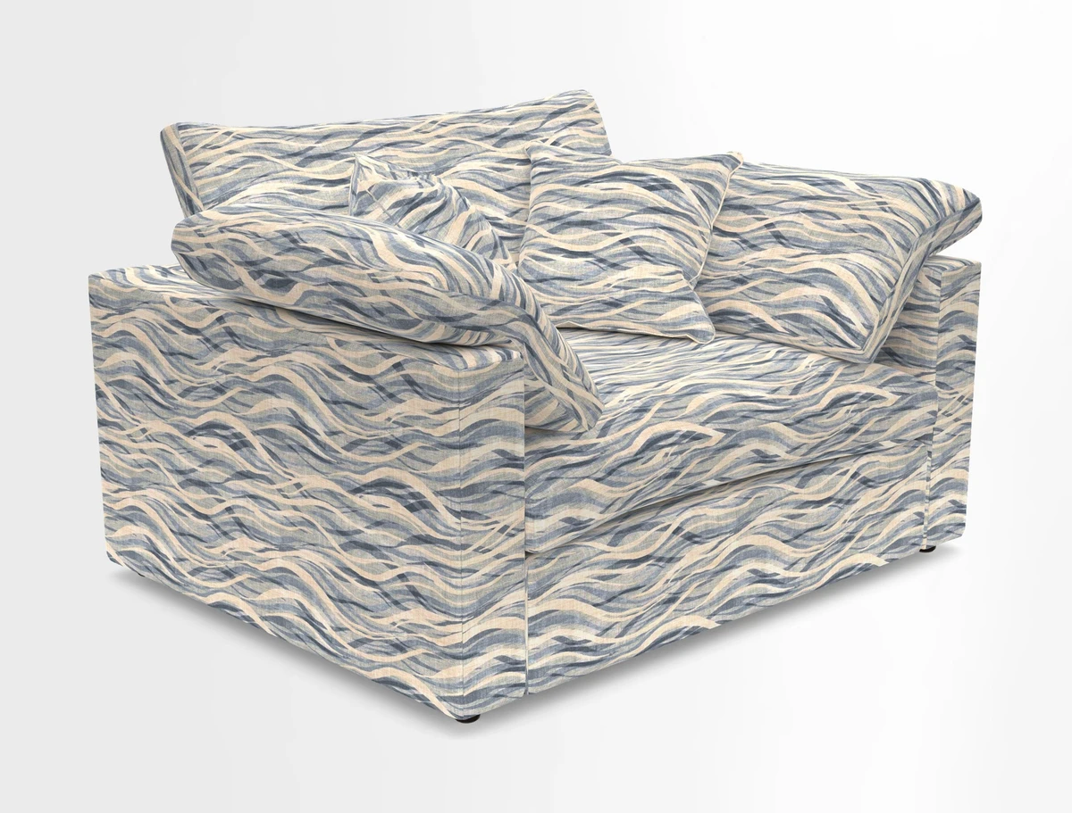 Big Softie Straight Arm Snuggler in Two Tone Plain Biscuit