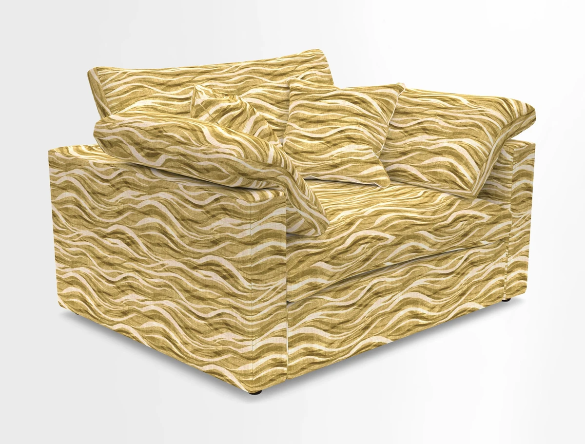 Big Softie Straight Arm Snuggler in Two Tone Plain Biscuit