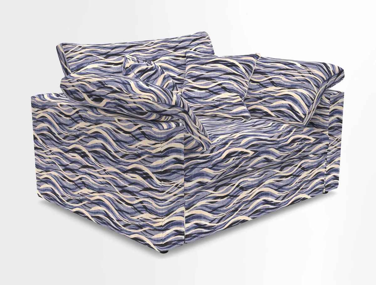 Big Softie Straight Arm Snuggler in Two Tone Plain Biscuit