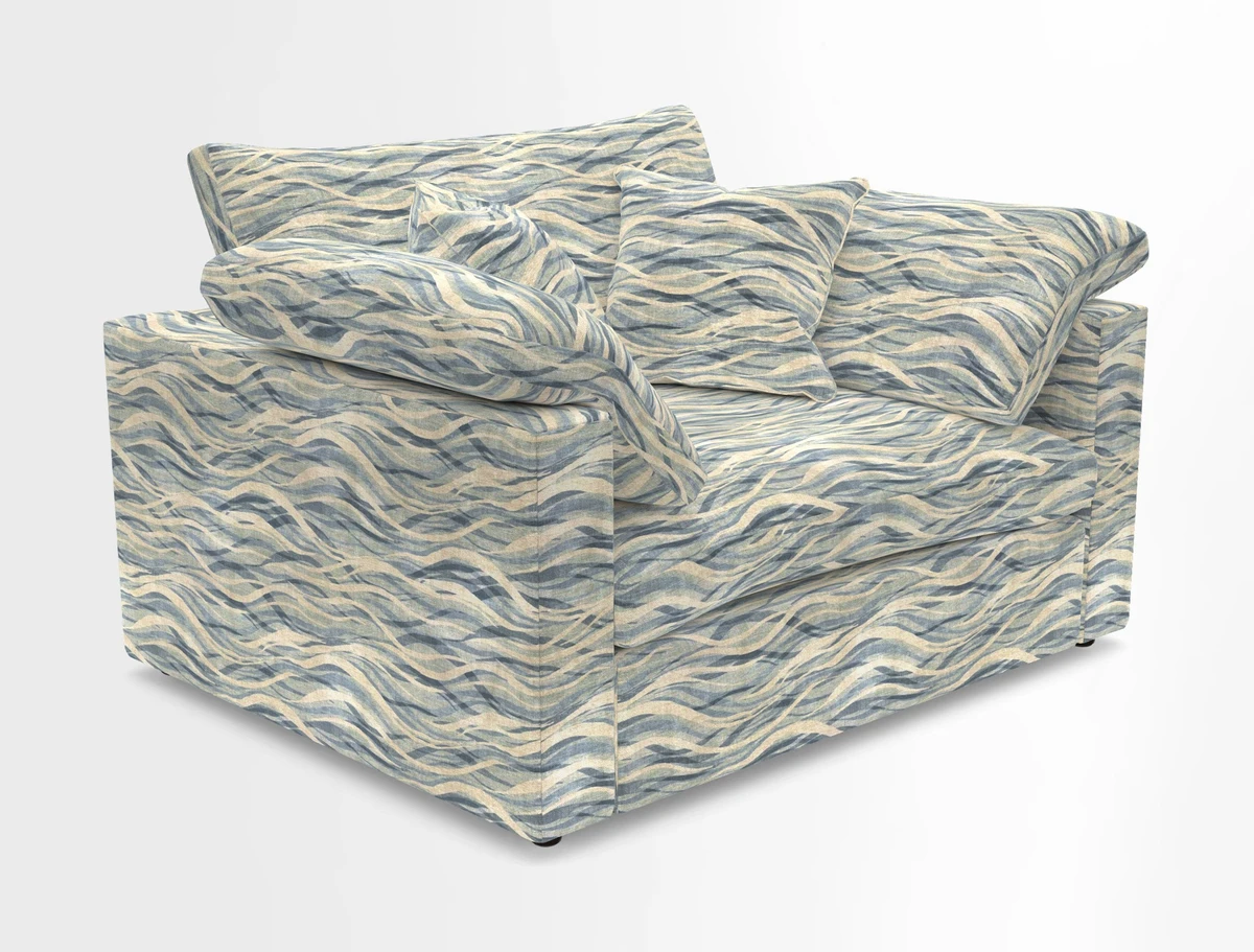 Big Softie Straight Arm Snuggler in Two Tone Plain Biscuit