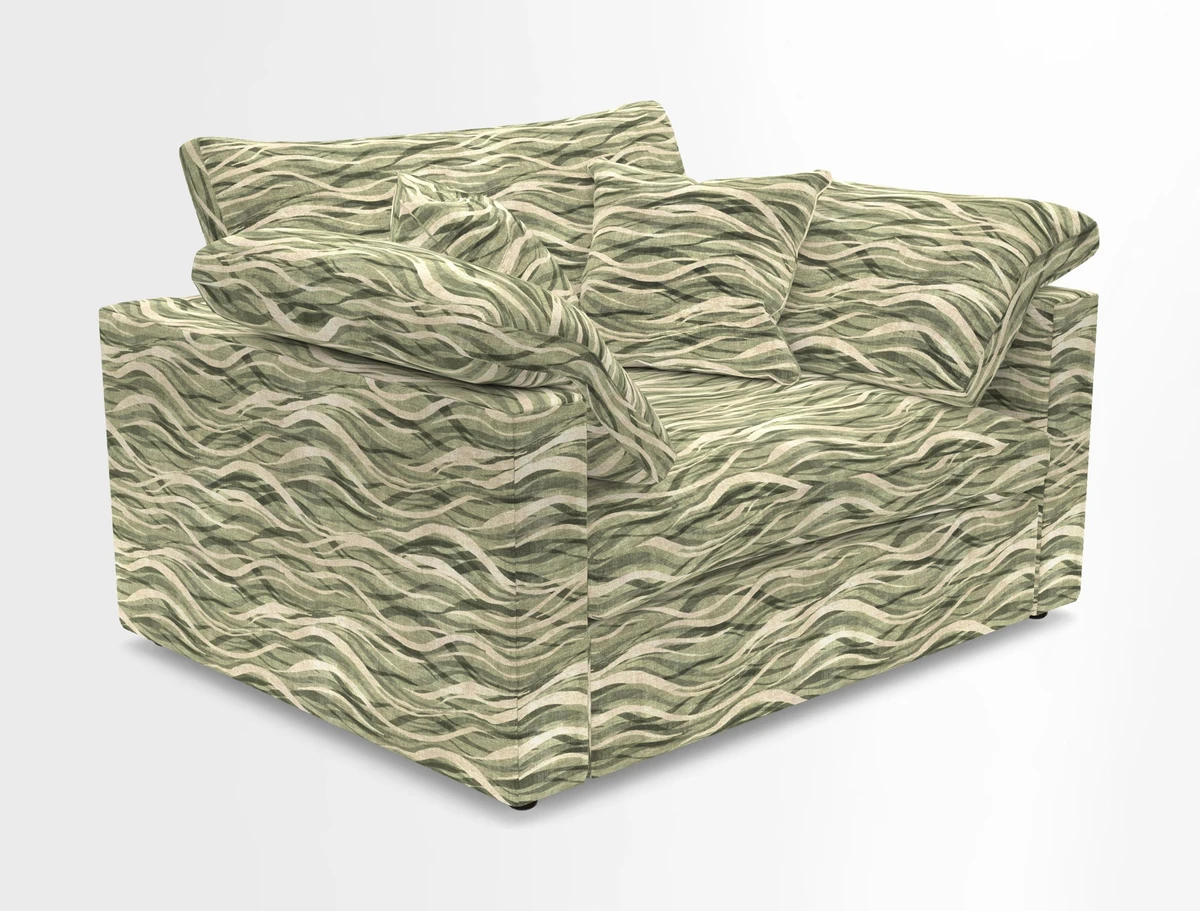 Big Softie Straight Arm Snuggler in Two Tone Plain Biscuit