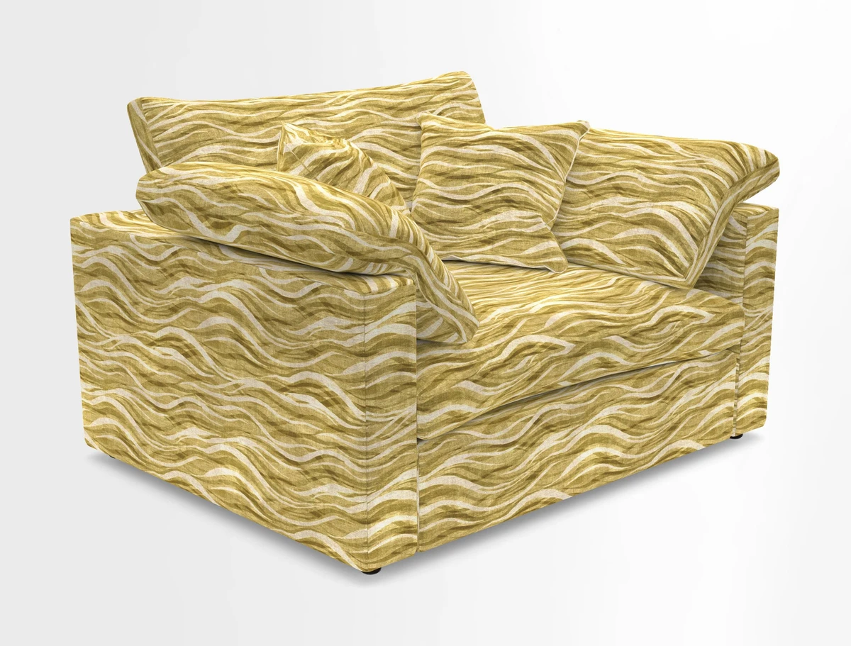 Big Softie Straight Arm Snuggler in Two Tone Plain Biscuit