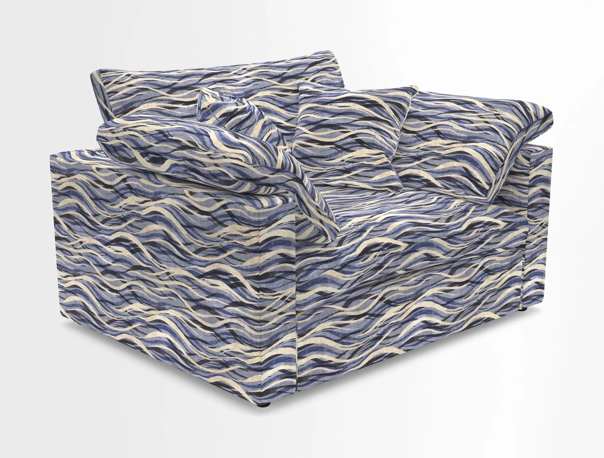Big Softie Straight Arm Snuggler in Two Tone Plain Biscuit