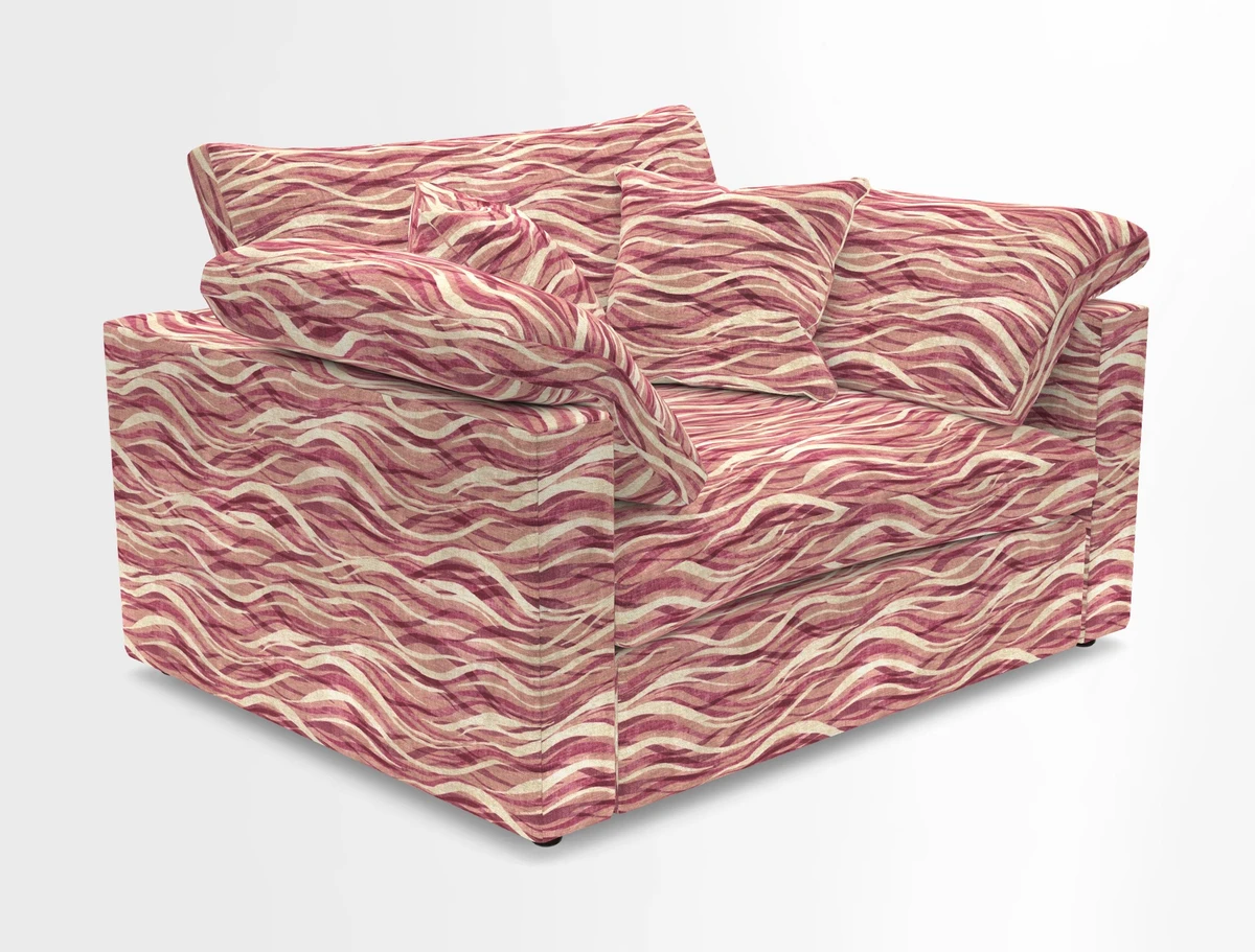 Big Softie Straight Arm Snuggler in Two Tone Plain Biscuit
