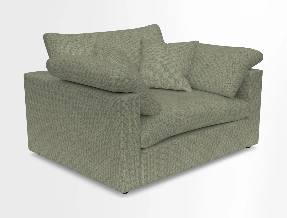 Big Softie Straight Arm Snuggler in Two Tone Plain Biscuit
