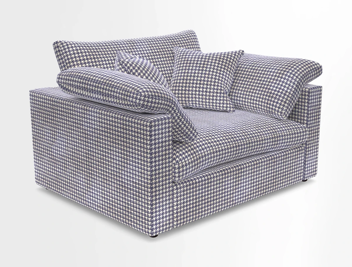 Big Softie Straight Arm Snuggler in Two Tone Plain Biscuit