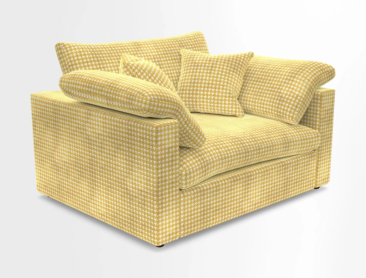 Big Softie Straight Arm Snuggler in Two Tone Plain Biscuit
